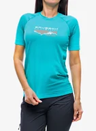 Koszulki i topy damskie - Koszulka z nadrukiem damska Brubeck Dynamic Outdoor - turquoise - miniaturka - grafika 1