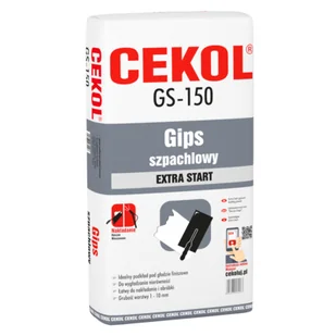 Cekol Gips szpachlowy EXTRA GS-150 18 kg - Gipsy i gładzie gipsowe - miniaturka - grafika 1