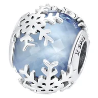 Charmsy - Charms do Pandora - CHARMS ZIMOWY KRYSZTAŁ - miniaturka - grafika 1