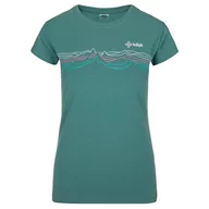Odzież trekkingowa damska - Bawełniana koszulka damska Kilpi TOFFEES-W - miniaturka - grafika 1
