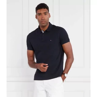 Koszule męskie - Tommy Hilfiger Polo FLAG UNDER PLACKET | Slim Fit - grafika 1