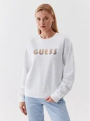 Bluzy damskie - Guess Bluza W3YQ13 K8802 Biały Relaxed Fit - miniaturka - grafika 1