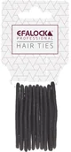 Ozdoby do włosów - Efalock, gumki do włosów standard, czarne 10szt., ref. 14102396 - miniaturka - grafika 1