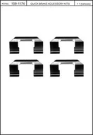Układ hamulcowy - akcesoria - Zestaw montażowy klocków hamulcowych QUICK BRAKE 109-1174 4101174000 - miniaturka - grafika 1