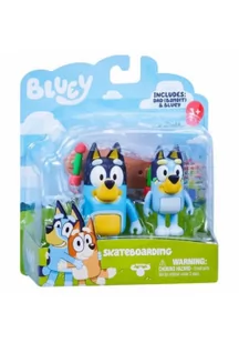 Bluey, Figurki 2Pak, Jazda Na Deskorolce - Figurki dla dzieci - miniaturka - grafika 2
