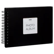 Albumy fotograficzne - EMPIK HOME –Album fotograficzny wyklejany z okienkiem, czarny, na 50 zdjęć 10x15 cm - miniaturka - grafika 1
