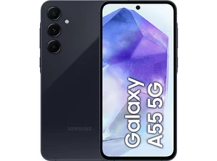 SAMSUNG Galaxy A55 5G 8/128GB Czarny - Telefony komórkowe - miniaturka - grafika 1