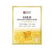 Maseczki do twarzy - SNP Gold Collagen Ampoule Mask ujędrniająca maska w płachcie z kolagenem i złotem 25ml 96804-uniw - miniaturka - grafika 1