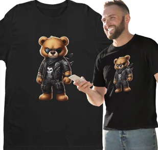 Koszulka PUNISHER MIŚ Teddy bear prezent dla niego na urodziny i - Koszulki męskie - miniaturka - grafika 1