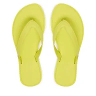 Klapki i japonki damskie - Japonki Tommy Hilfiger Th Scandi Premium Summer Sandal FW0FW09206 Żółty - miniaturka - grafika 1