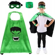 Ozdoby do włosów - STRÓJ HULK AVENGERS MASKA + PELERYNA + OPASKA NA RĘKĘ - miniaturka - grafika 1