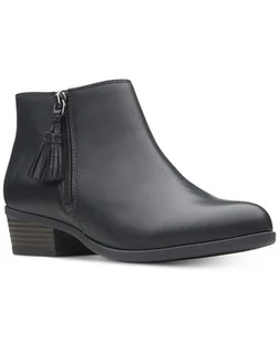 Addiy Terri [black leather] - rozmiar 37.5 - Botki damskie - miniaturka - grafika 1