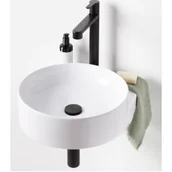 Umywalki - RAVAK X01786 Konsola umywalki Yard 400 nierdzewna - miniaturka - grafika 1