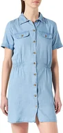 Sukienki - Springfield Damska Sukienka Mini Guziki 42 Sxt - miniaturka - grafika 1