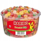 Żelki - Haribo Frucht Flip żelki owocowe perełki 510 szt 1275 g - miniaturka - grafika 1