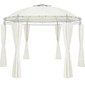 Pawilony ogrodowe - Pawilon Ogrodowy Toscana Beżowy Ø3,5m Ochrona UV 50+ - miniaturka - grafika 1