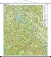 Mapy i plansze edukacyjne - Bieszczady mapa ścienna 1:50 000, Eko-Graf - miniaturka - grafika 1