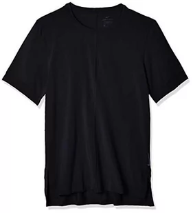 NIKE NIKE Męska koszulka do suchej jogi Szary Czarny/żelazny szary XL BV4034-010 - Koszulki męskie - miniaturka - grafika 1