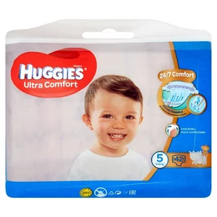 Huggies Pieluchy 5 Ultra Comfort 42 sztuki 12-22kg 567884_HUGGIES - Pieluchy - miniaturka - grafika 1