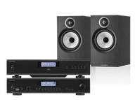 Zestawy stereo - Rotel A12 MKII (czarny) + CD14 MKII (czarny) + 606 S3 (czarny) - miniaturka - grafika 1