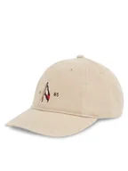 Czapki męskie - Tommy Hilfiger Czapka z daszkiem Seasonal Flag Wash 6 Panel Cap AM0AM13348 Beżowy - miniaturka - grafika 1