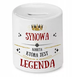 Skarbonka Dla Synowej na Urodziny Imieniny Prezent z Nadrukiem ze Zdjęciem - Skarbonki - miniaturka - grafika 1