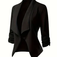 Kurtki damskie - TEMU Stylowa Elegancka Damska Kurtka Casual - miniaturka - grafika 1