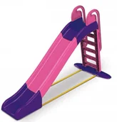 Place zabaw - Doloni Doloni zjeżdżalnia 243 cm różowo fioletowa - miniaturka - grafika 1