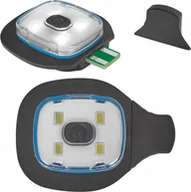 Latarki - Zapasowa Dodatkowa Lampka Latarka Led Do Czapki Zimowej 3 Stopnie Świecenia - miniaturka - grafika 1