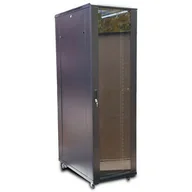 Szafy rack - ExtraLink szafa stojąca 19" 42U 800x1000 Czarna flat-pack - miniaturka - grafika 1