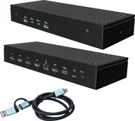 Pozostałe akcesoria sieciowe - i-tec CA5MONITORDOCKPD stacja dokująca Przewodowa USB 3.2 Gen 1 3.1 Gen 1 Type-C Czarny - miniaturka - grafika 1
