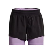Spodenki damskie - Spodenki damskie Under Armour  Iso-Chill Run 2N1 Short-GRY L - miniaturka - grafika 1