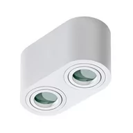 Lampy sufitowe - Azzardo Oprawa natynkowa BRANT ROUND IP44 Biała White AZ2816) - miniaturka - grafika 1