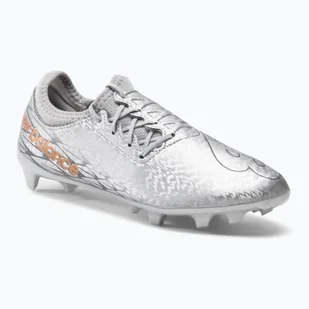 Buty piłkarskie dziecięce New Balance Furon v7 Dispatch JNR FG silver - Piłka nożna - miniaturka - grafika 1