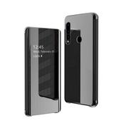 Etui i futerały do telefonów - Flip View futerał etui z klapką Huawei P30 Lite czarny - miniaturka - grafika 1