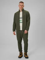 Spodnie sportowe męskie - 4F Spodnie dresowe joggery męskie - khaki XXL - miniaturka - grafika 1