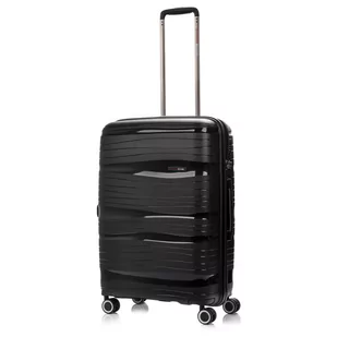 Średnia Walizka SwissBags Wave 67cm Czarna - Walizki - miniaturka - grafika 1