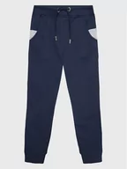 Spodnie i spodenki dla dziewczynek - Blue Seven Spodnie dresowe 875062 Granatowy Regular Fit - miniaturka - grafika 1