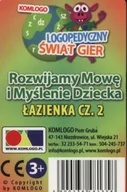 Gry karciane - Komlogo Komlogo, karty logopedyczne, Rozwijamy mowę i myślenie dziecka, Łazienka część 2 - miniaturka - grafika 1