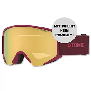 Atomic Okulary SAVOR - ciemnoszare - Kaski narciarskie - miniaturka - grafika 1