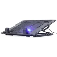 Podkładki chłodzące pod laptopa - Gembird Podstawka pod laptop 17 + wentylator + EKSPRESOWA NBS-1F17T-01 - miniaturka - grafika 1