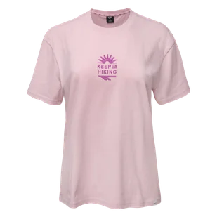 Damska Koszulka z krótkim rękawem HI-TEC LADY AMELI M000262594 – Fioletowy - Koszulki i topy damskie - miniaturka - grafika 1