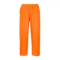 Spodnie męskie - Portwest portwest spodnie od deszczu, czarny, pomarańczowy S441ORRXXXL - miniaturka - grafika 1