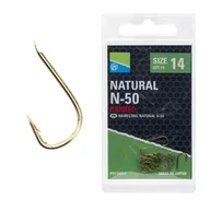 Inne akcesoria dla wędkarzy - Haczyki wędkarskie Preston Innovations Natural N-50 15 szt. - miniaturka - grafika 1