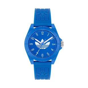 Zegarek Zegarek adidas Project Four AOST24571 Niebieski - Zegarki męskie - miniaturka - grafika 1