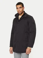 Kurtki męskie - INDICODE Parka Ricco 15-889 Czarny Regular Fit - miniaturka - grafika 1