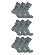 Skarpetki męskie - FILA Skarpety unisex F9630 (3 sztuki) szary szary 39-42 - miniaturka - grafika 1
