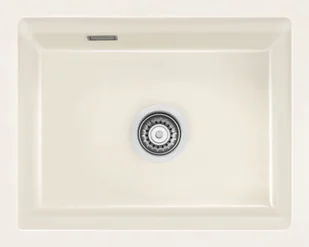 Zlew SystemCeram KARA 51-F/O MAGNOLIE 10 (połysk) (51030110) - Zlewozmywaki - miniaturka - grafika 1