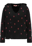 Swetry damskie - myMo ROCKS sweter damski 23711187, czarny, XL-XXL - miniaturka - grafika 1