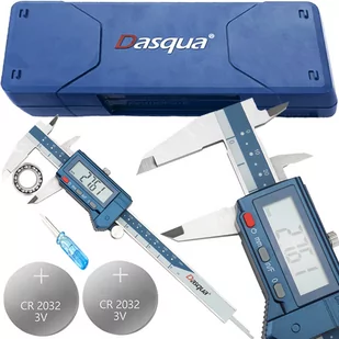 Suwmiarka cyfrowa elektroniczna LCD dokładna dasqua 150mm - Suwmiarki i mikrometry Suwmiarka cyfrowa elektroniczna LCD dokładna dasqua 150mm - Suwmiarki i mikrometry - miniaturka - grafika 1